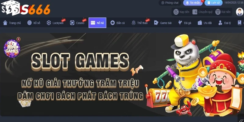 Nổ hũ S666 có luật chơi đơn giản, nhiều chủ đề và Jackpot khủng