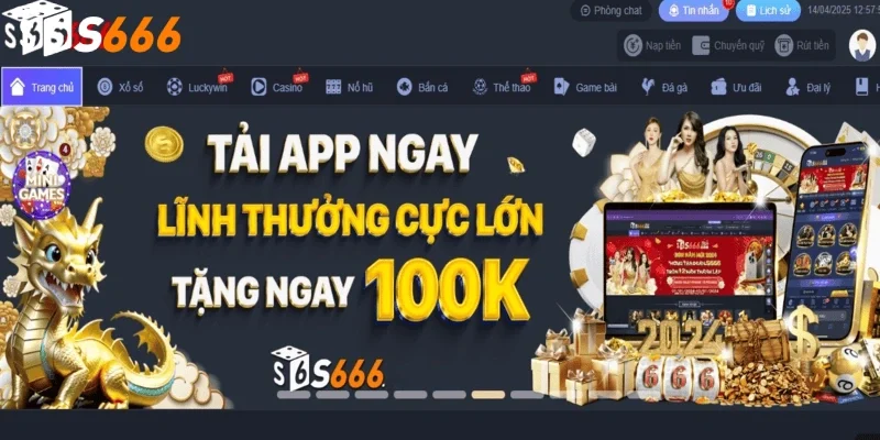 Tải app S666 về điện thoại nhanh và nhận thưởng hấp dẫn
